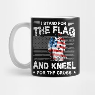 Yorkie Dog Stand For The Flag Kneel For Fallen Mug